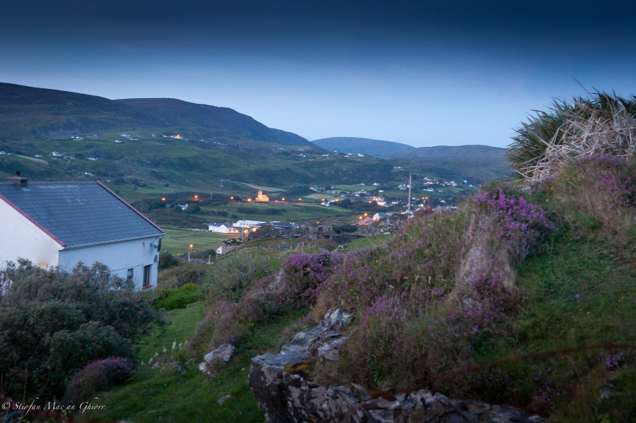 Gleann Cholm Cille at night - image taken by one of the participants on our digital photography course.