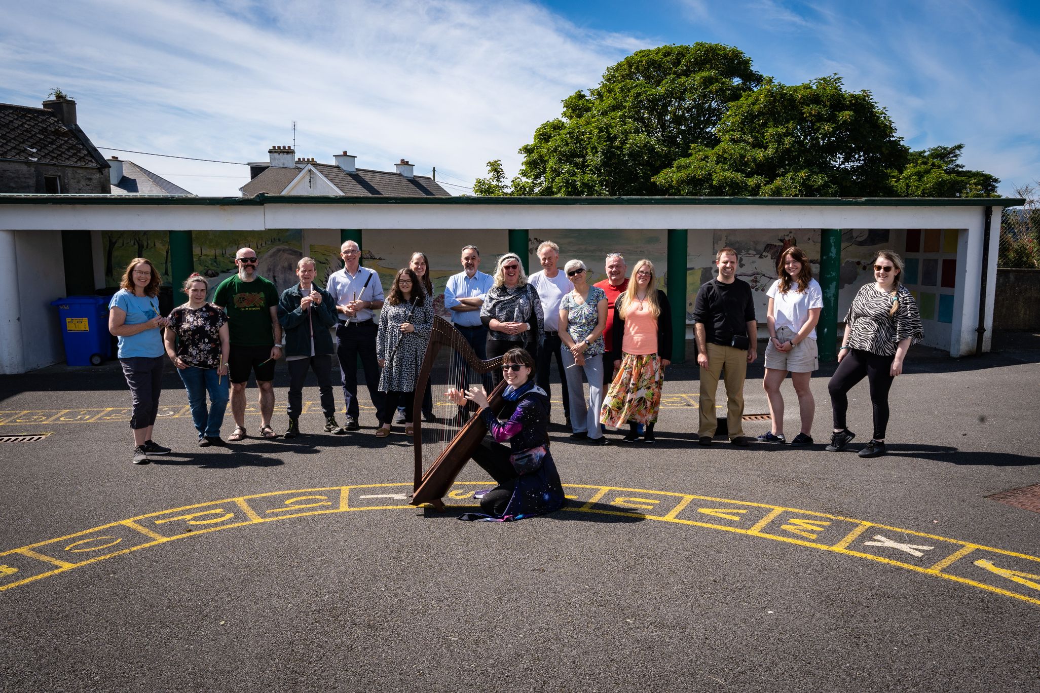 Oideas Gael music classes in the local national school