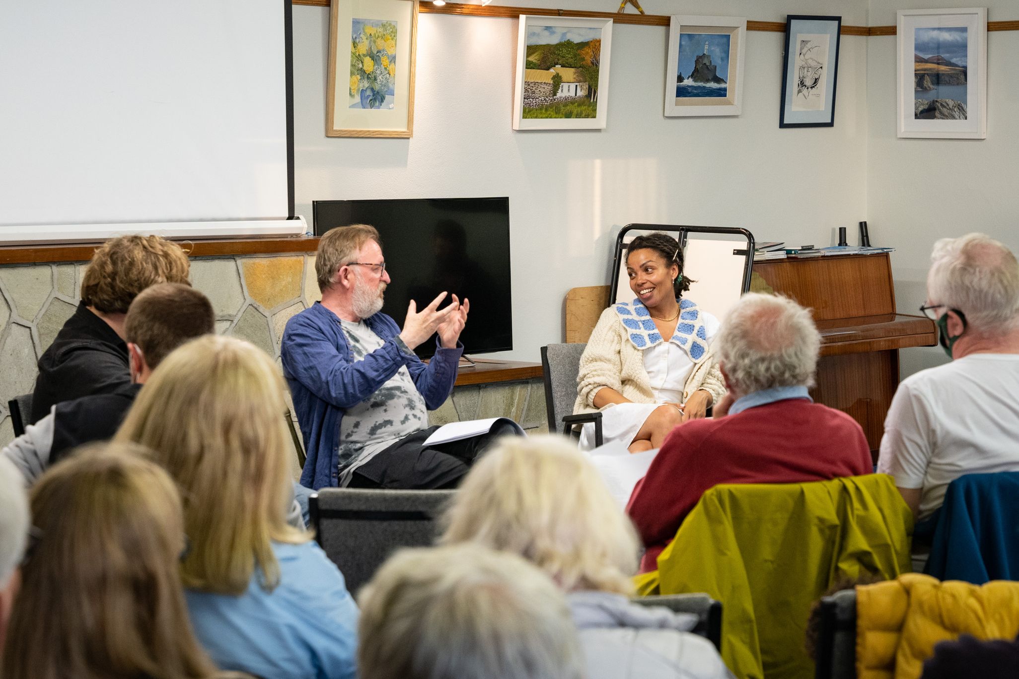 Ray Yeates in conversation with Emma Dabiri at Oideas Gael